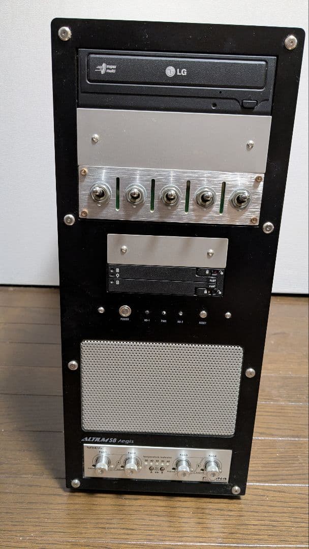 win10 16GB 2T i5 7600 アルミケース デスクトップパソコン