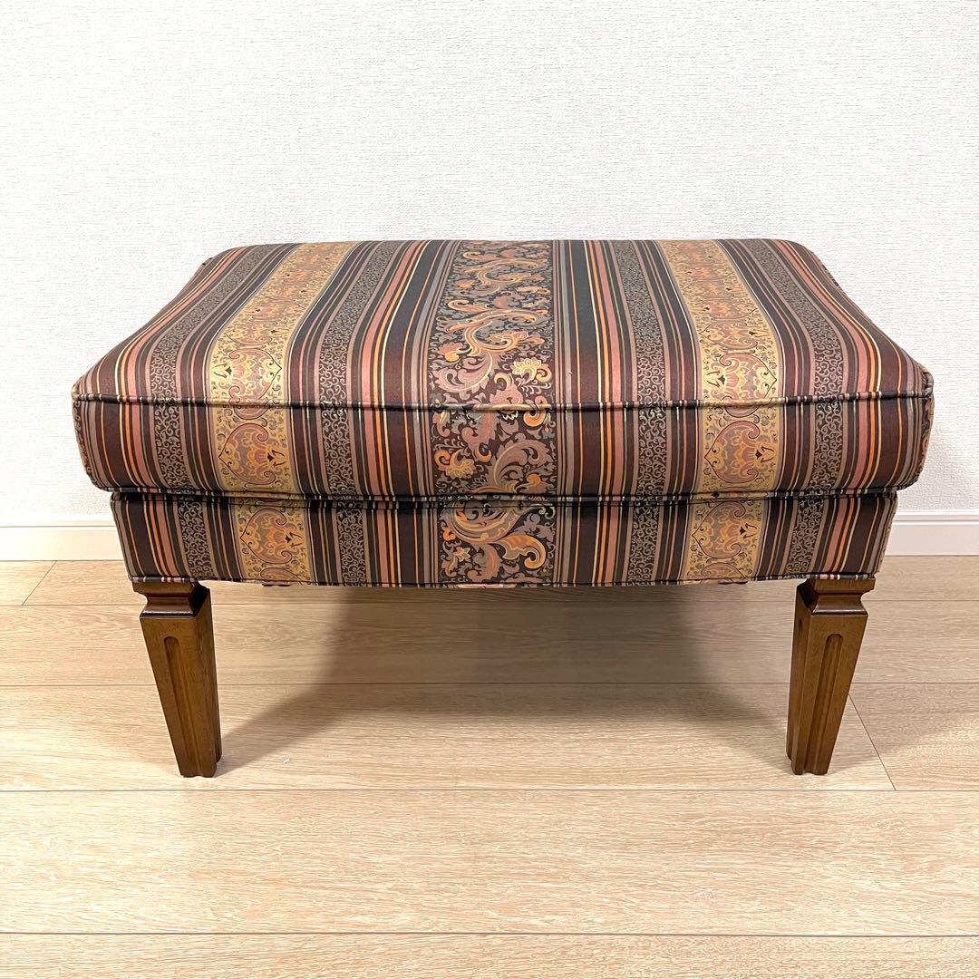 た65【美品】カリモク スツール オットマン ドマーニ UPA216A020