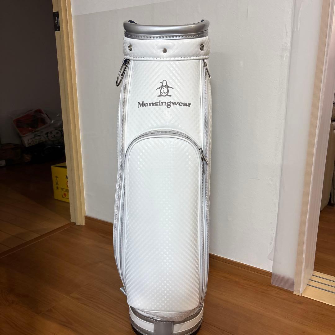 Munsingwear ゴルフバッグ ホワイト