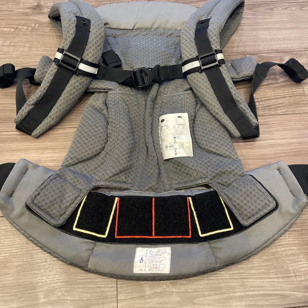 【エルゴベビー 】グレー 抱っこ紐 収納ポーチ付き➕収納バッグ付き