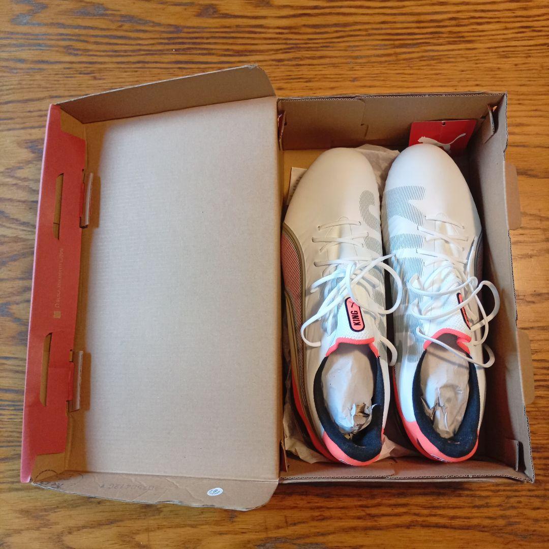 29cm プーマ　キング　アルティメット サッカー ホワイト/ピンク