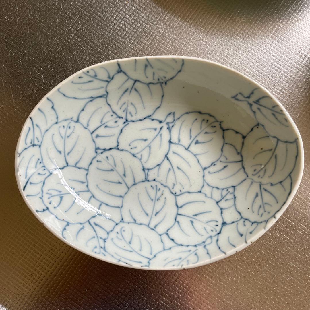 三川内焼 玉峰窯 里峰 楕円皿5枚＋おまけ