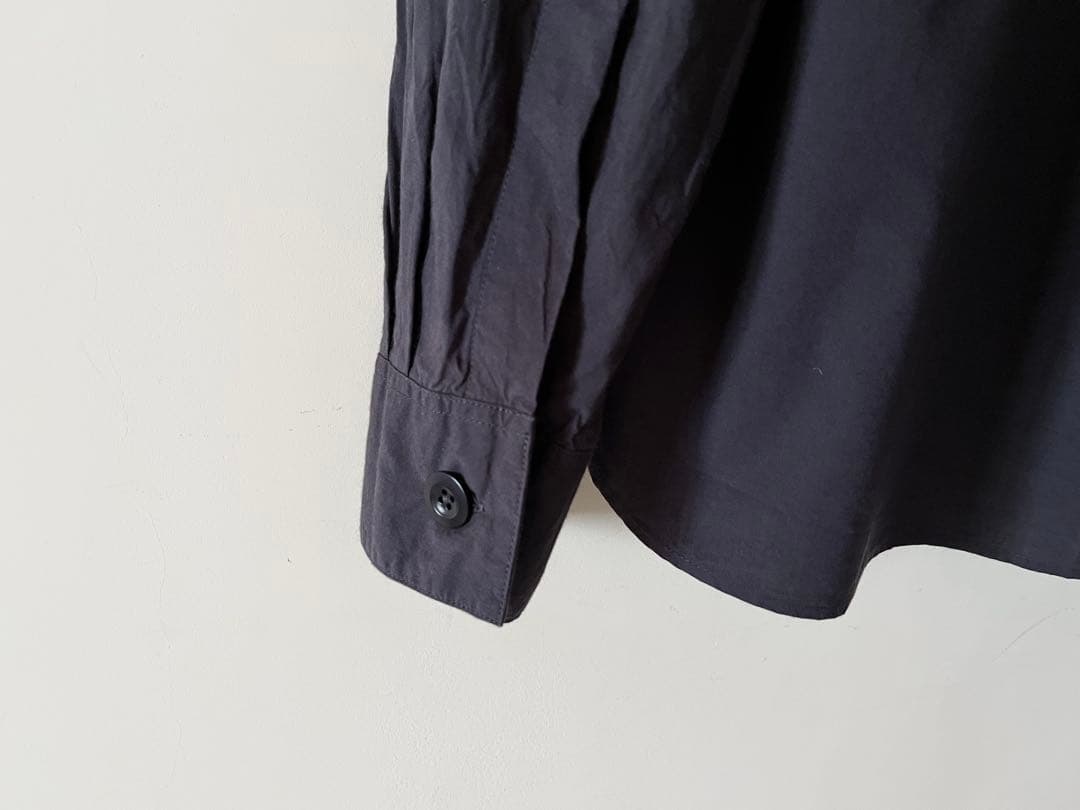 新品タグ付 マーガレットハウエル ソフトコットンタイプライターシャツ 2024