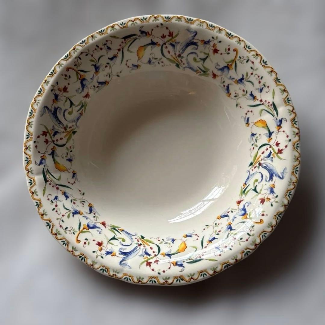 Gien トスカーナ シリアルボール２枚セット　深皿　サラダ　スーププレート