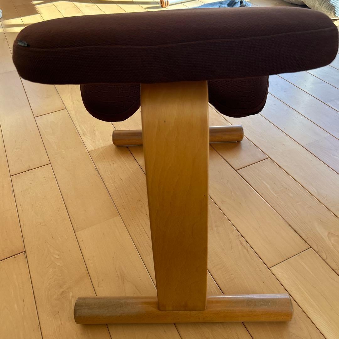 美品！姿勢矯正 バランスラボ バランスチェア バランスイージー ブラウン　取説付