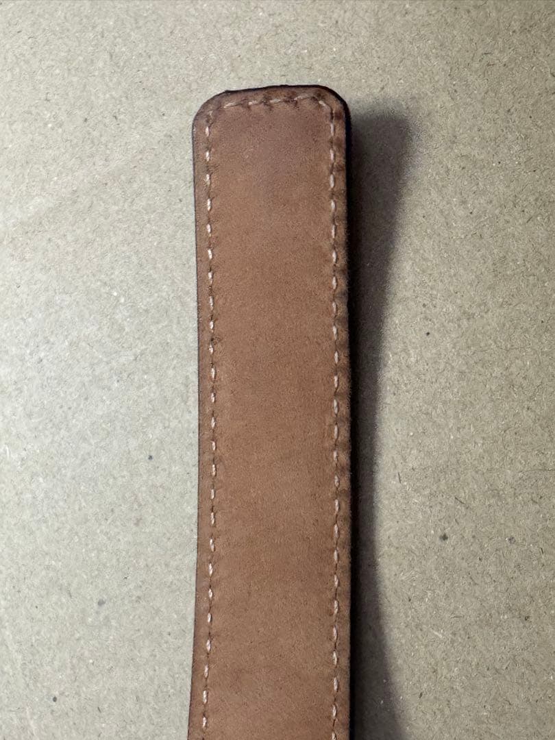 中古美品 LOUIS VUITTON ブラウン ベルト 80/32 箱付