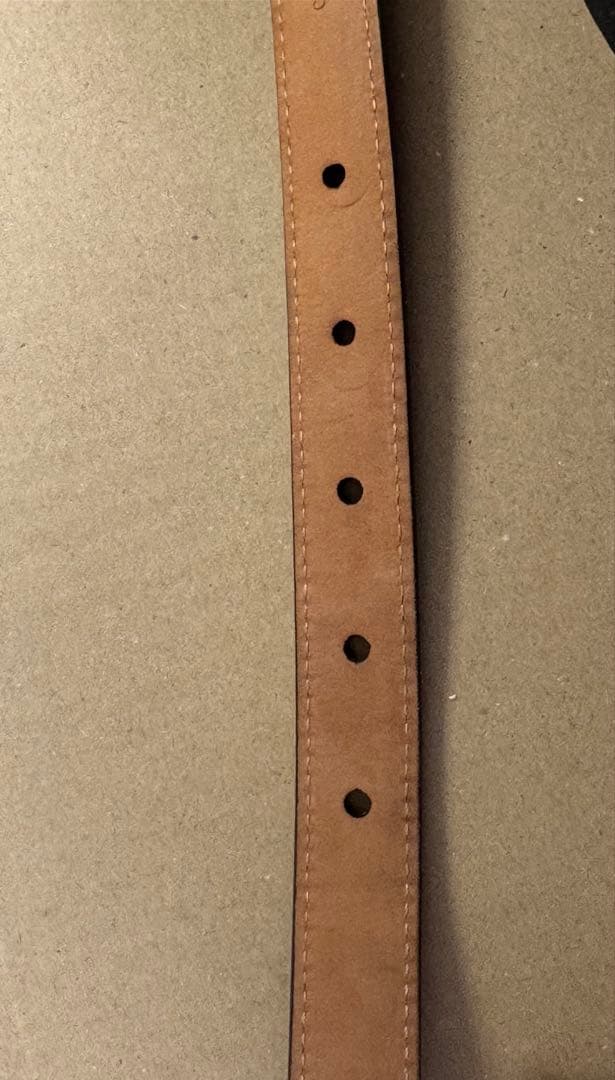 中古美品 LOUIS VUITTON ブラウン ベルト 80/32 箱付