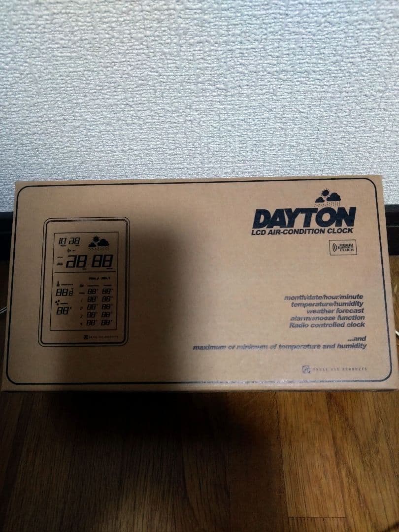 HOUSE USE PRODUCTS DAYTON デジタル置時計 温度湿度