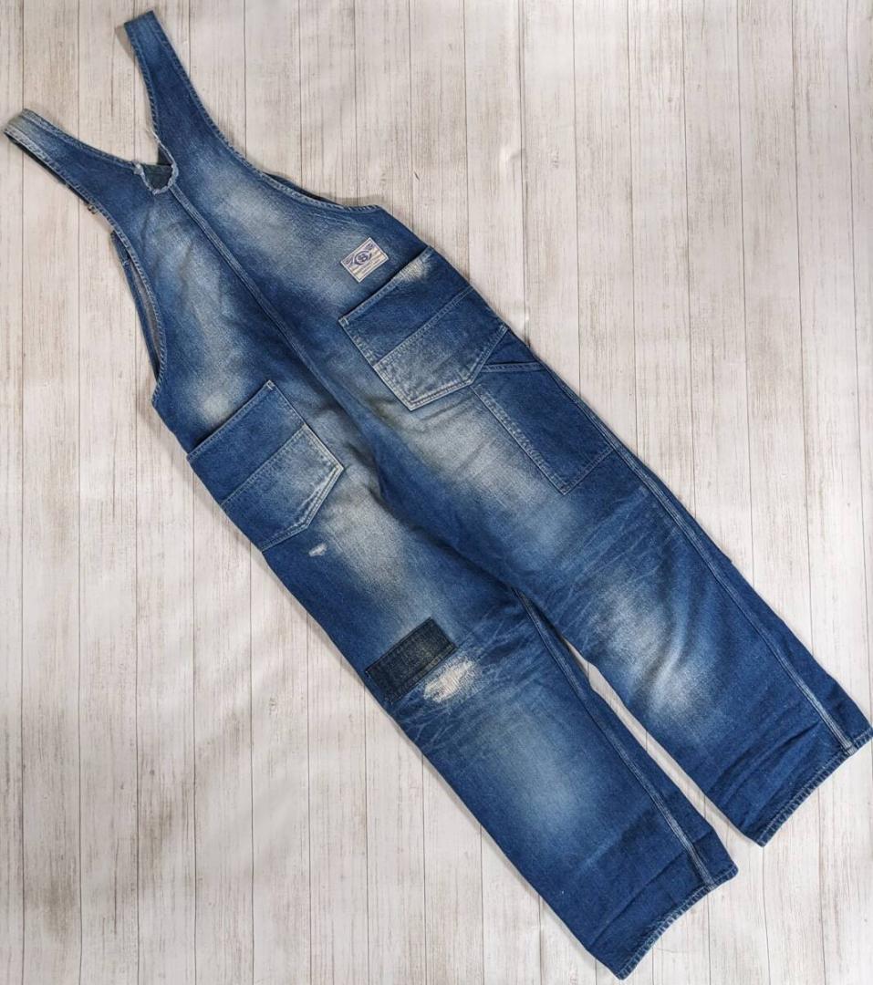 ユニオンサプライ/リペア・ヴィンテージ加工/再構築デニムオーバーオール