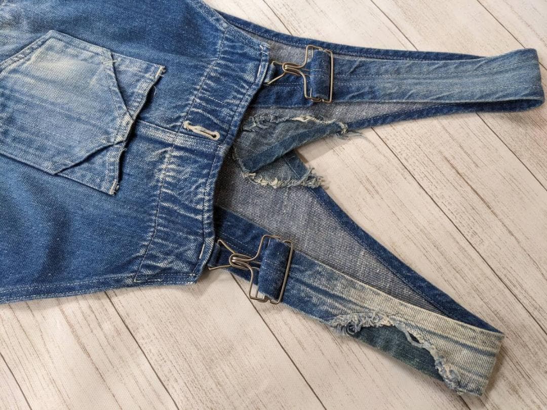 ユニオンサプライ/リペア・ヴィンテージ加工/再構築デニムオーバーオール