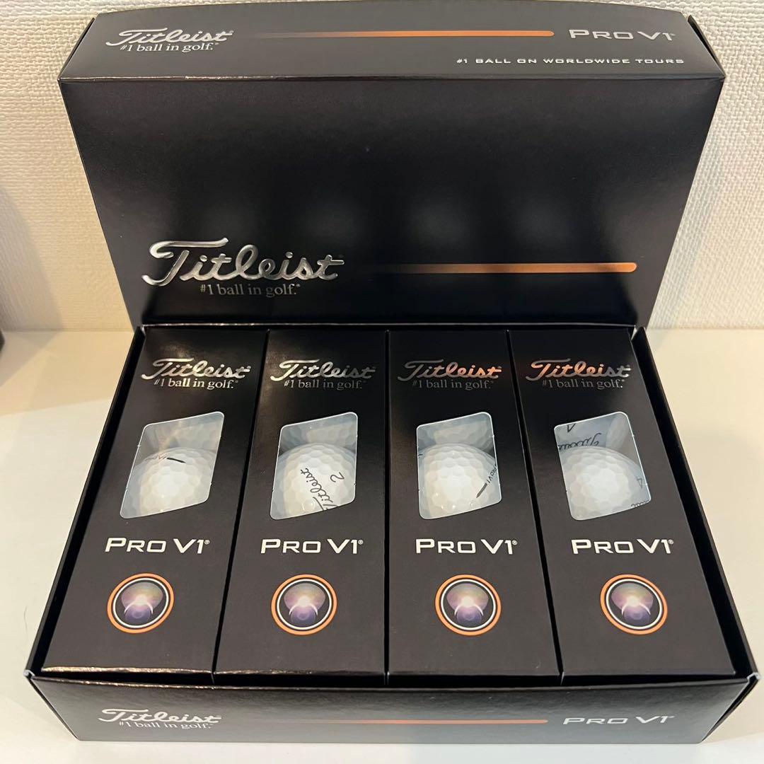 Titleist Pro V1 　2025　ゴルフボール12球入り(2箱)