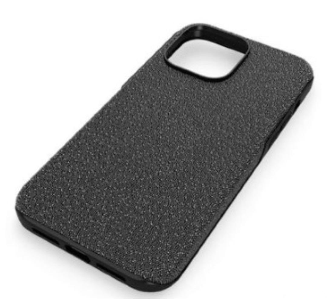 ブラック iPhoneケース テクスチャー仕上げ