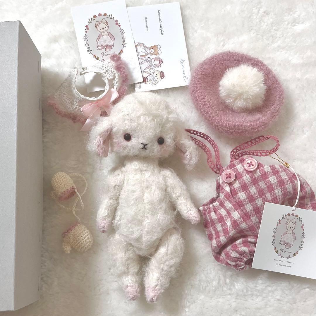 人気作家様　kumarl ひつじさん　ぬいぐるみ　ハンドメイド