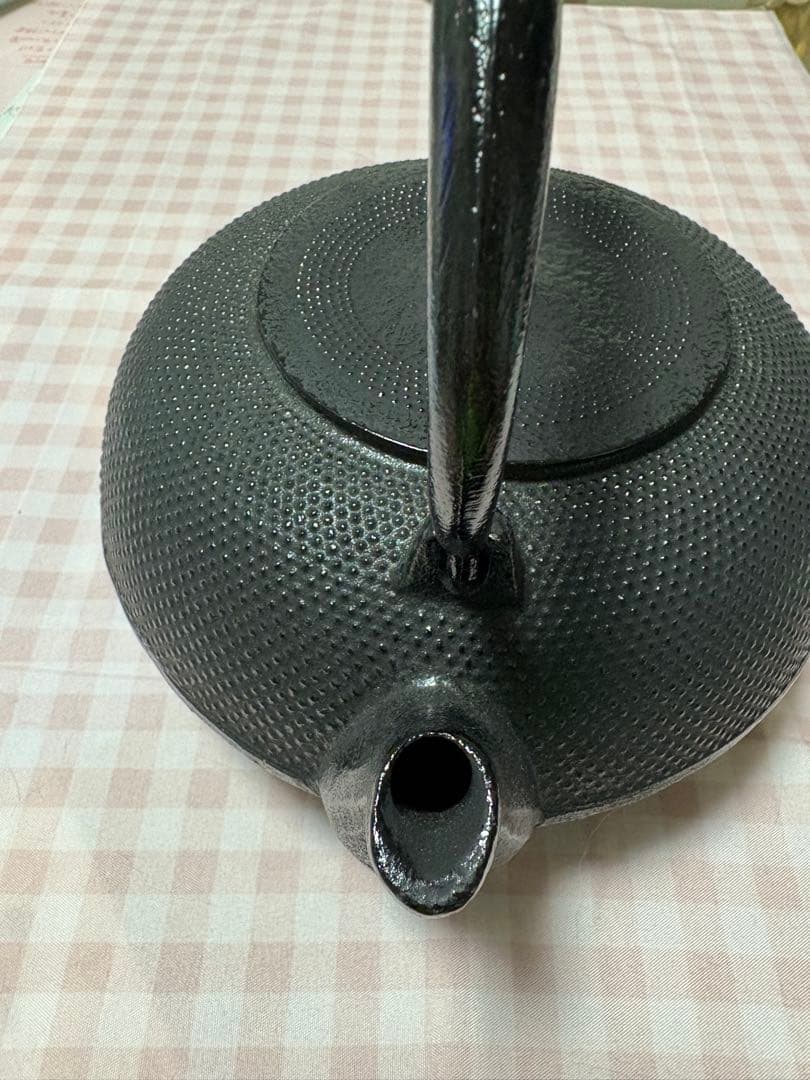 南部鉄器　黒　鉄瓶　日本製