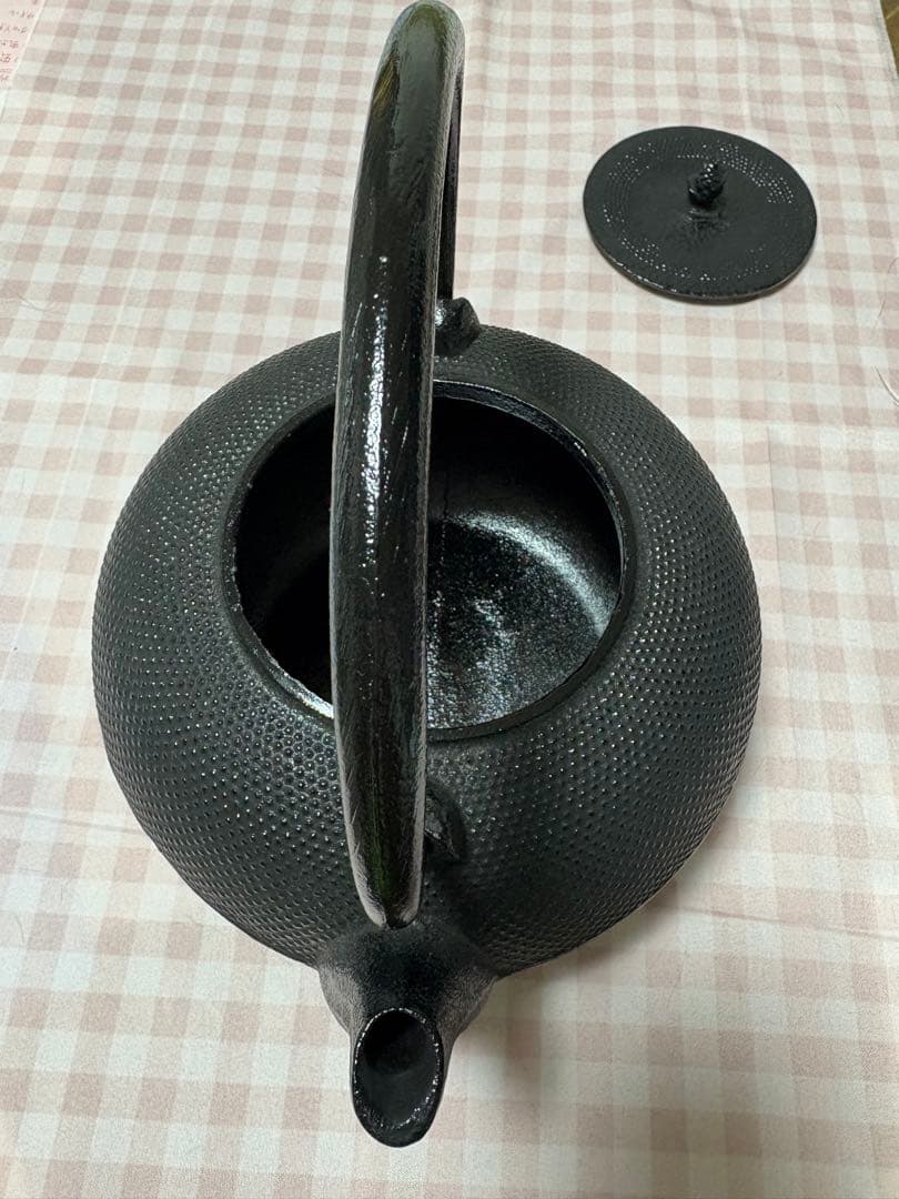 南部鉄器　黒　鉄瓶　日本製