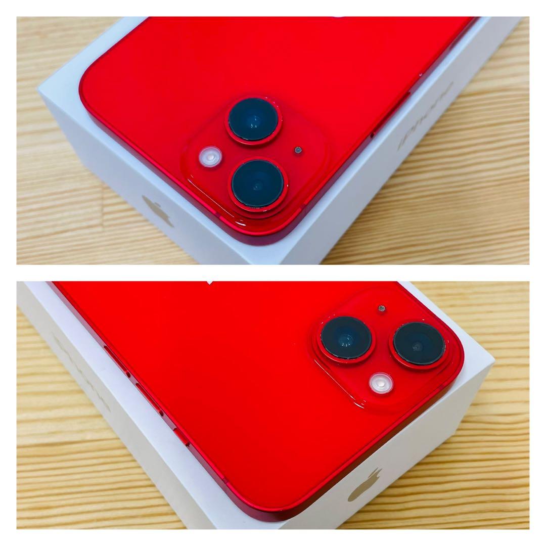 B 純正100% iPhone 14 レッド　128 GB SIMフリー　本体