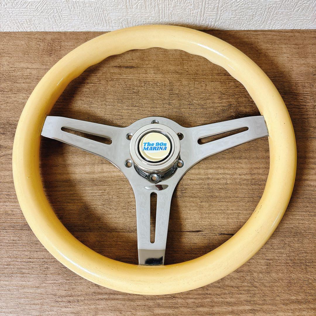 ウッドハンドル　ウッドステアリング　31Φ USDM 旧車　90年代　カスタム