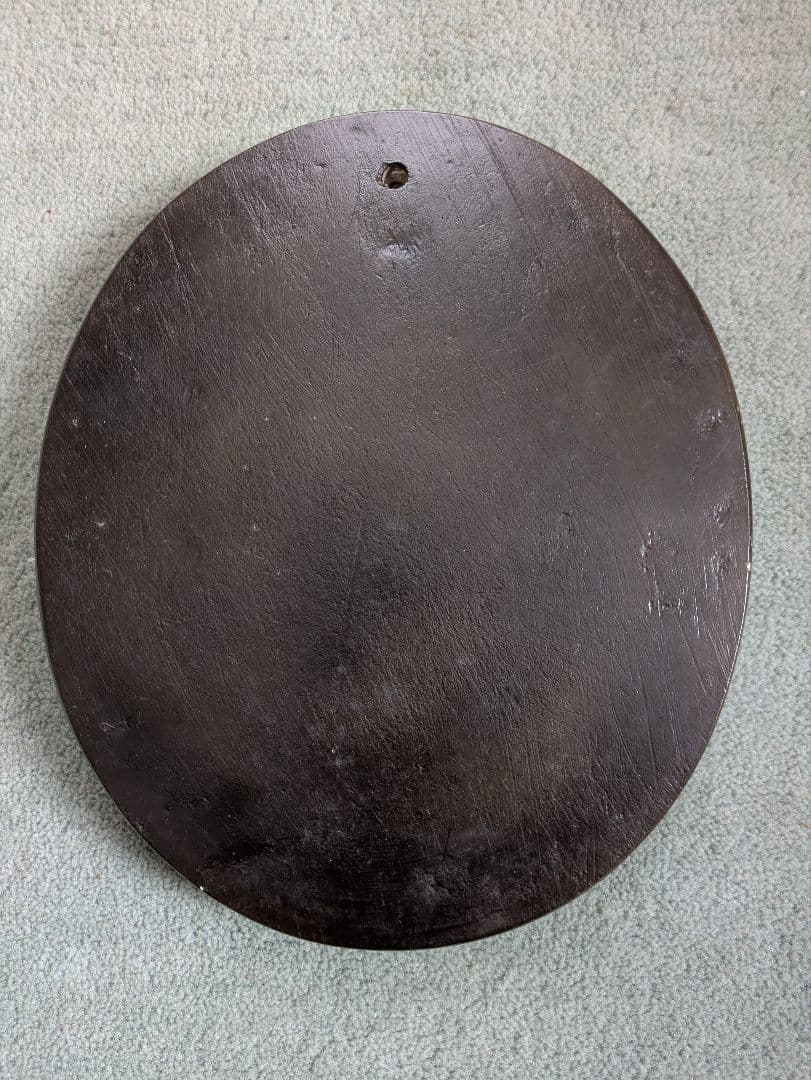 アンティーク　ショパンレリーフ楕円形フレーム