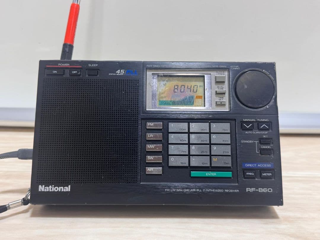 National ラジオ RF-B60 動作確認済み