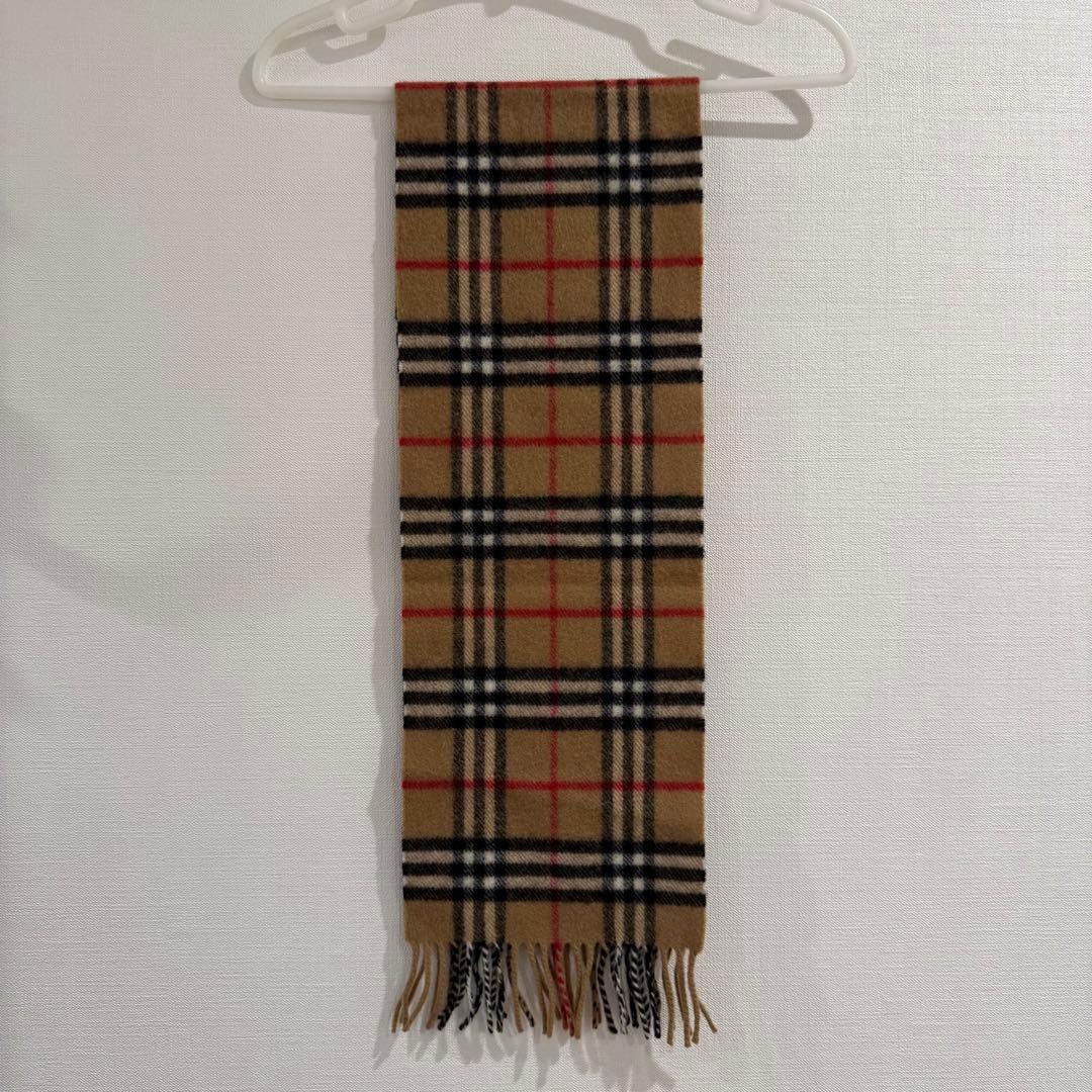 MM様 バーバリー キッズ 冬物小物3点セット チェックマフラー ニット帽 手袋