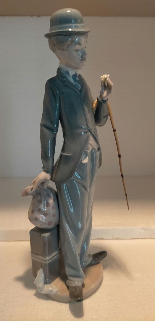 リヤドロ　lladro チャップリンcharlie the tramp 浮浪者