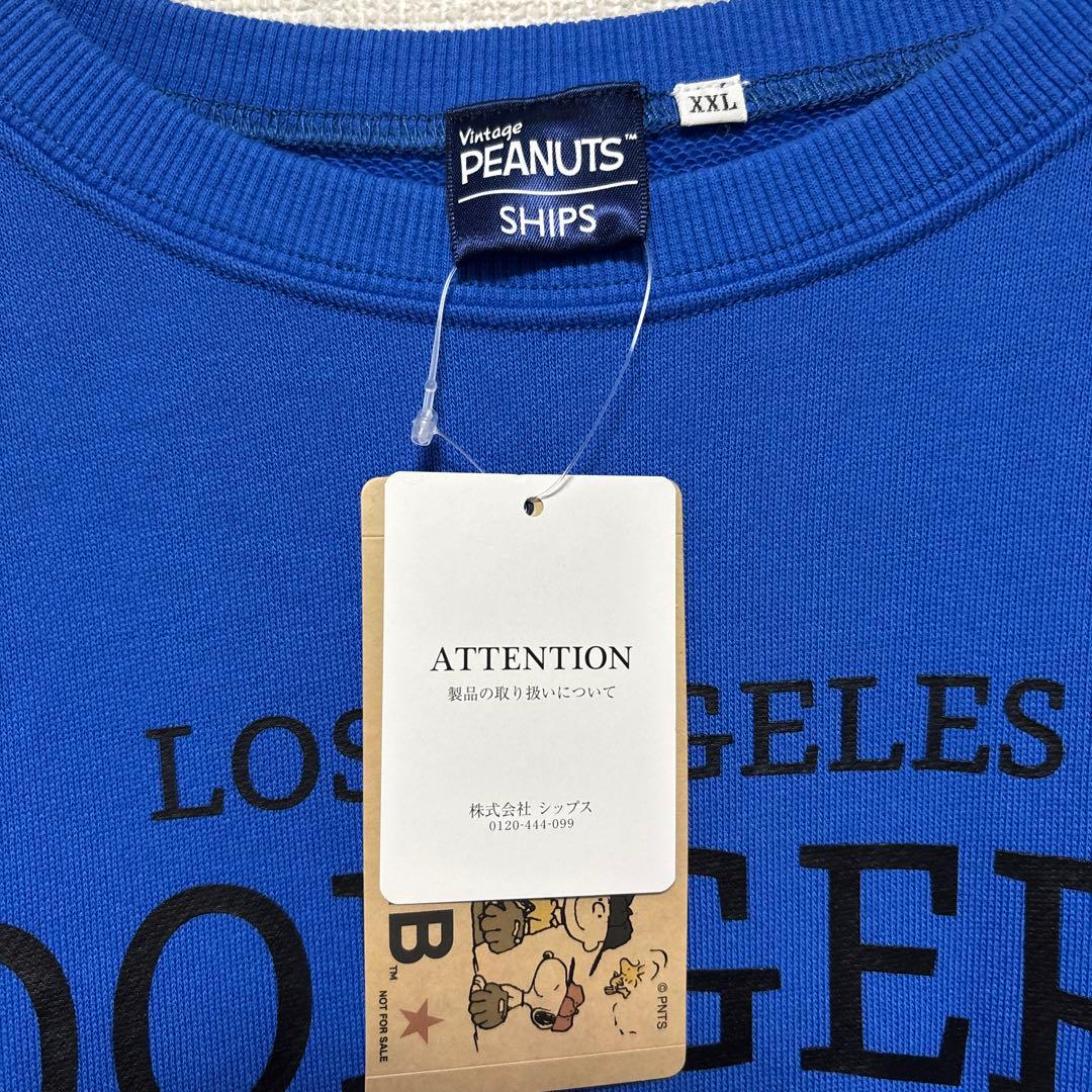 新品SHIPS PEANUTS ロサンゼルス・ドジャース スウェット XXL