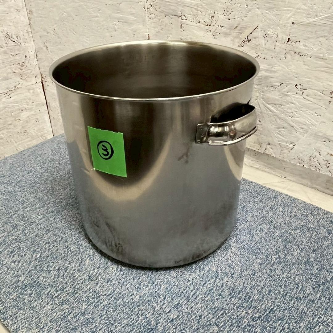 【厨房機器】 ステンレス製 28cm 寸胴鍋 厨房 厨房機器 ③ A1511