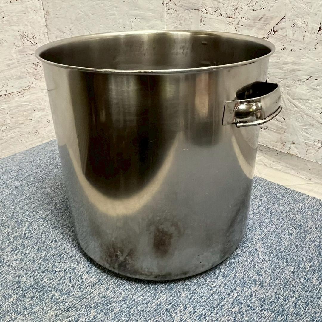 【厨房機器】 ステンレス製 28cm 寸胴鍋 厨房 厨房機器 ③ A1511