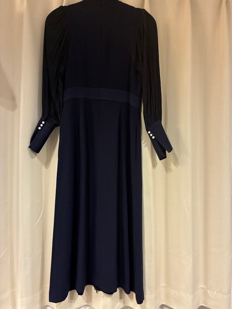 ワンピース arobe 2way neck pearl dress