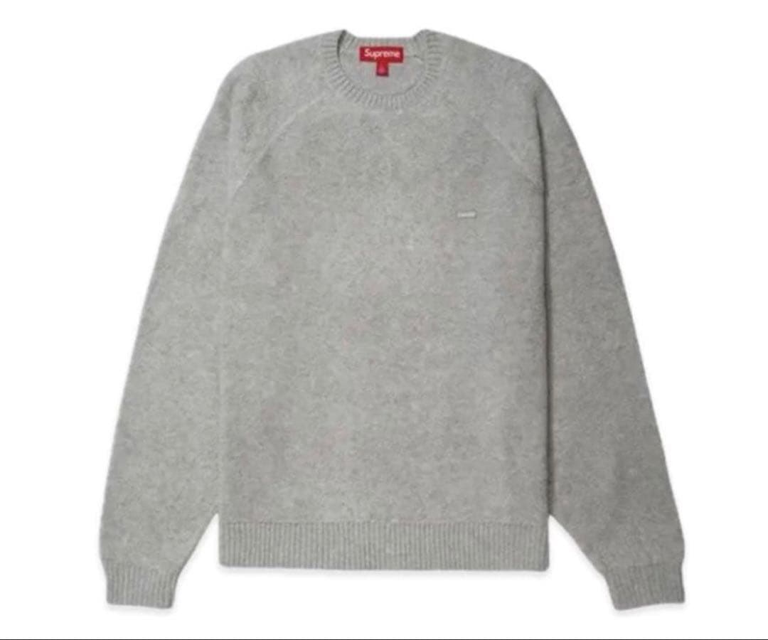 【新品未使用】 Supreme グレー クルーネックセーター M Size