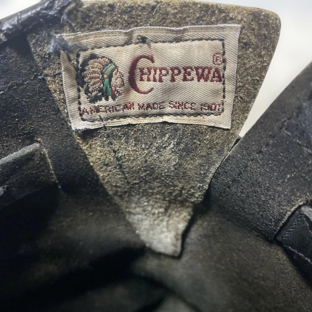 チペワ エンジニアブーツ 91080 スチールトゥ ブラック 8.5E 26.5