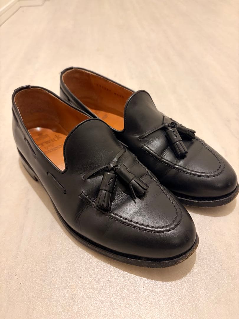 Berwick バーウィック タッセルローファー UK7