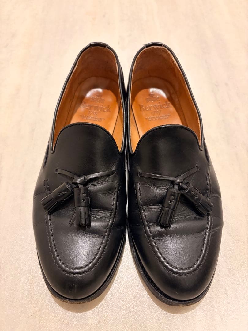 Berwick バーウィック タッセルローファー UK7