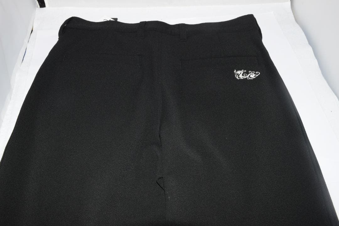 新品☆ダンスウィズドラゴン ゴルフ ストレッチ ボトムス ☆黒☆ウェスト87cm