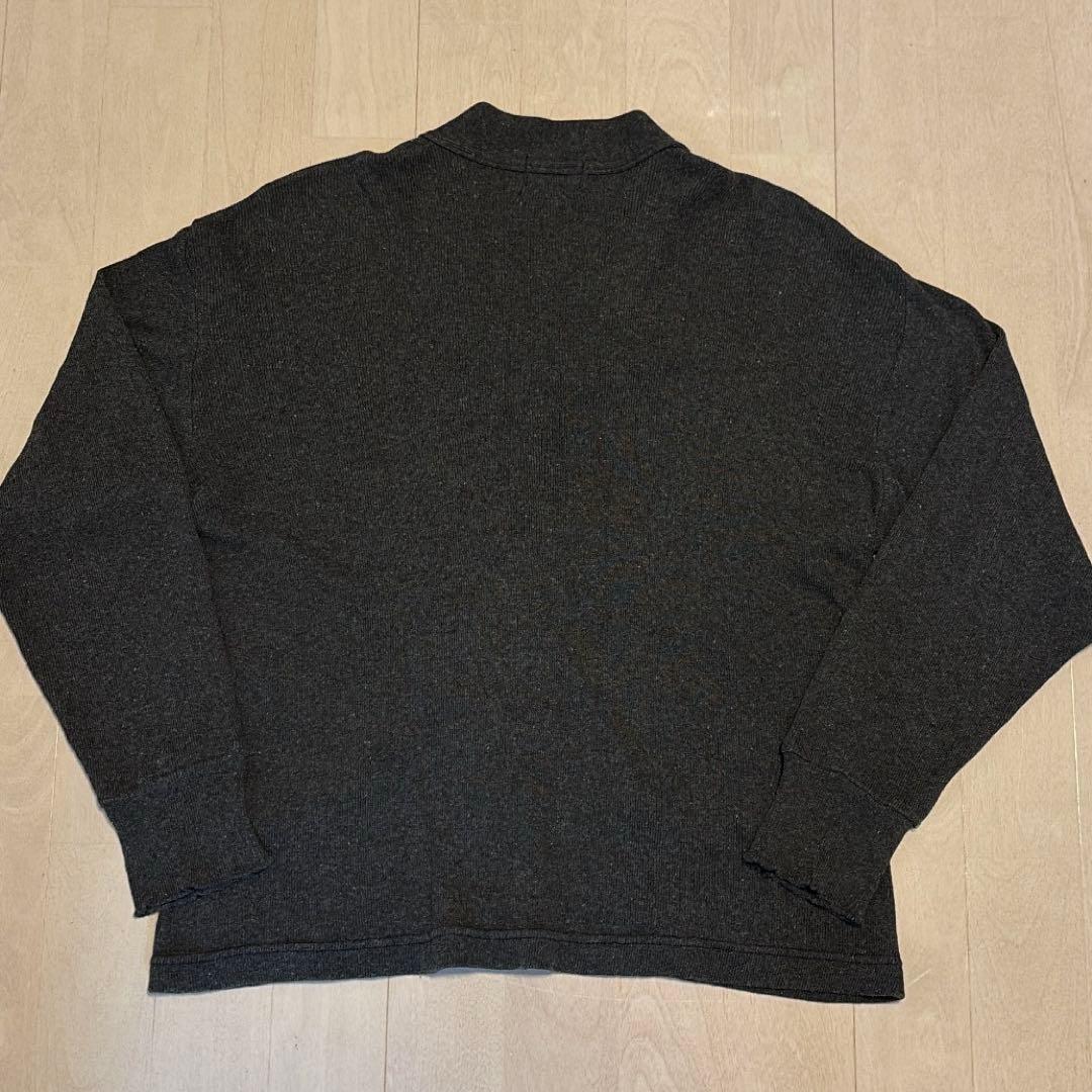 50s ごま塩　スウェットカーディガン　salt and pepper コットン