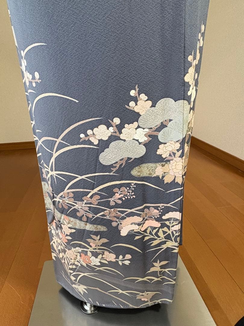 専用3000円引4点フルセット　正絹訪問着　袋帯　帯揚げ　帯締め袋帯リバーシブル