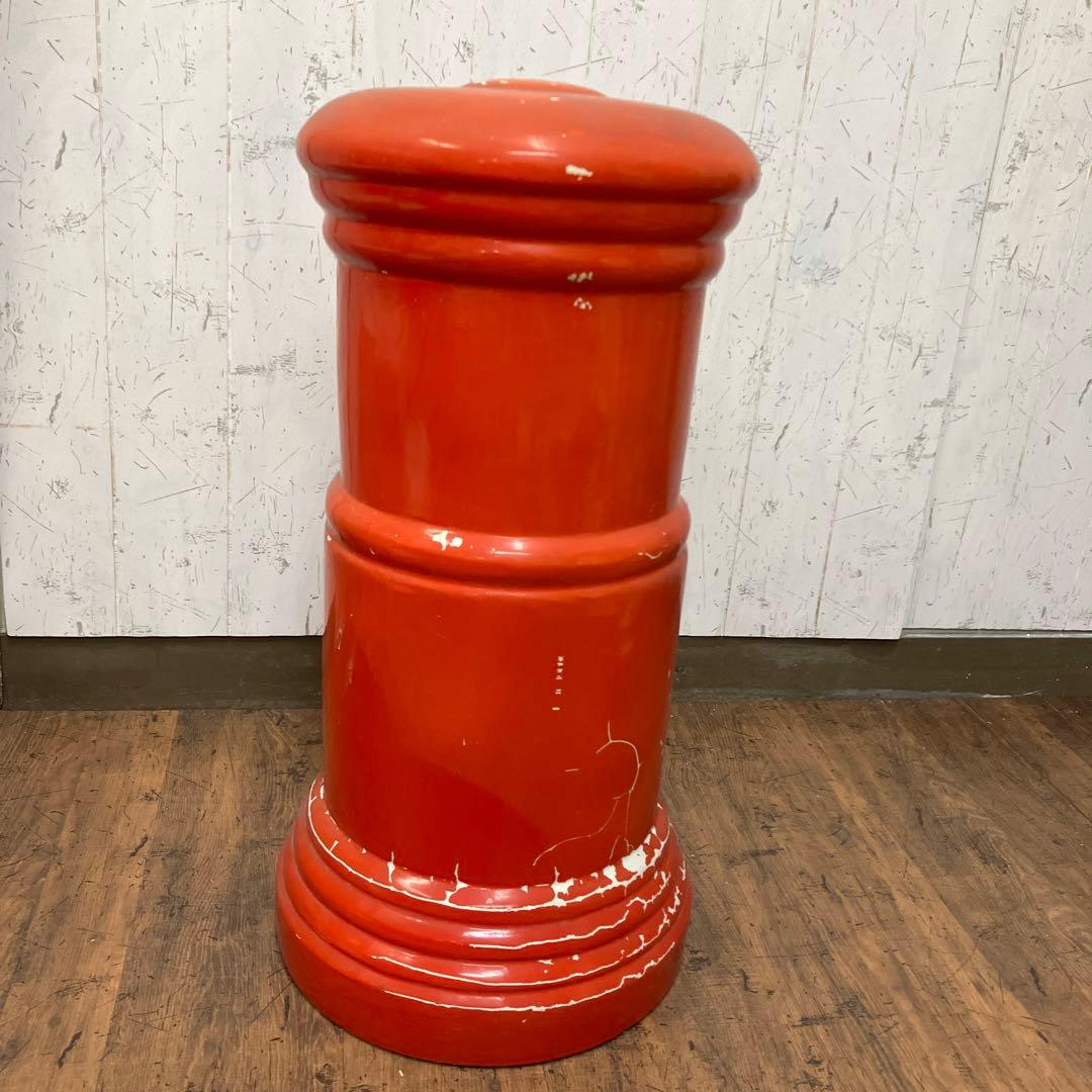 B-壁 昭和レトロ 大型郵便ポスト POST ポスト 郵便 手紙 レター 陶器製