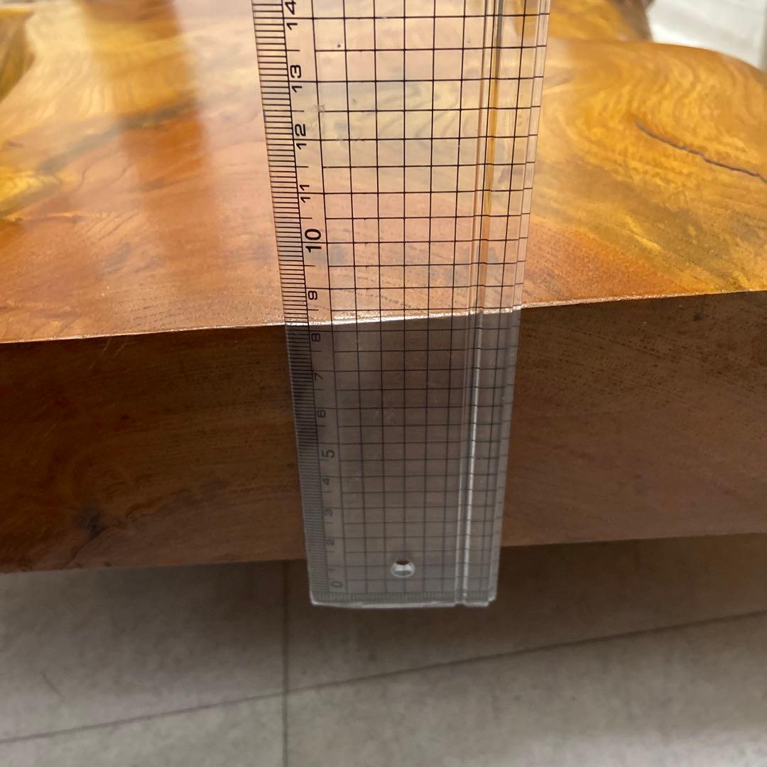 残念ながら。今週　処分 最終値下げしました！ちゃぶ台　一枚板　珍しい化石？シブ？