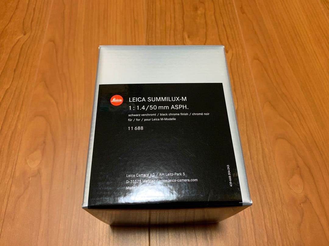 【新品】世界限定500本 Leica Summilux Black Chrome