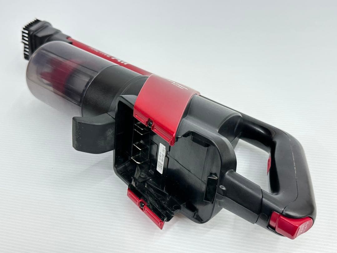 充電器+純正バッテリー付き　シャープ　EC-SR7-P 掃除機　2022年製　赤