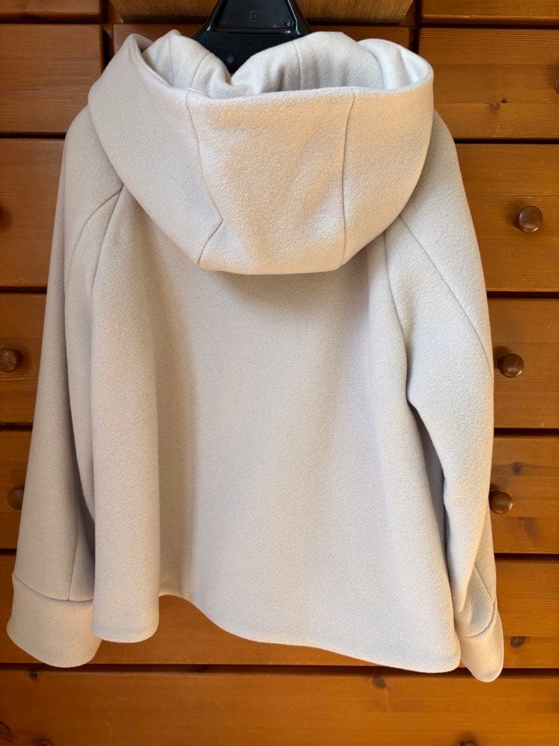 human woman アウター　コート ファインウールダブルモッサ　Sサイズ