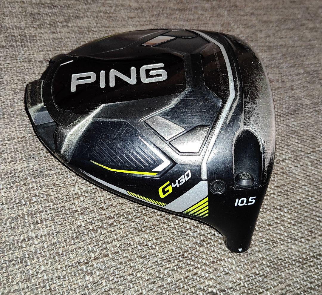 PING G430MAXドライバーヘッド10.5°　レンチ、カバー付き