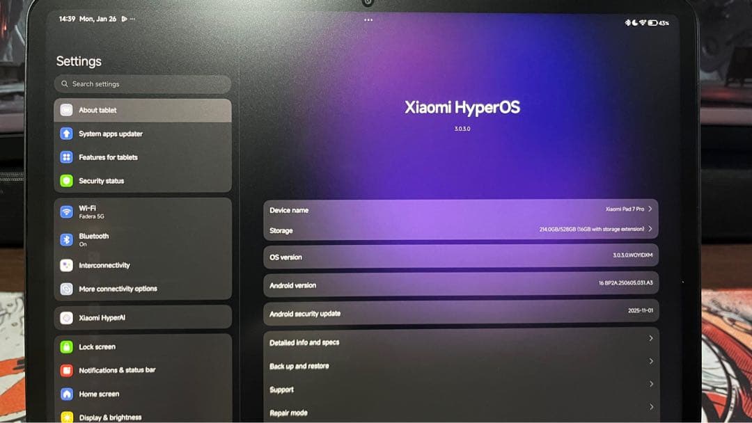 Xiaomi Pad 7 Pro（ほぼ新品・美品）