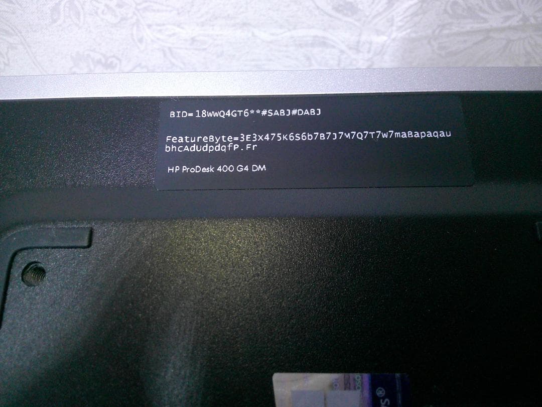 HP社　Prodesk400　G4　DM　ミニデスクトップPC