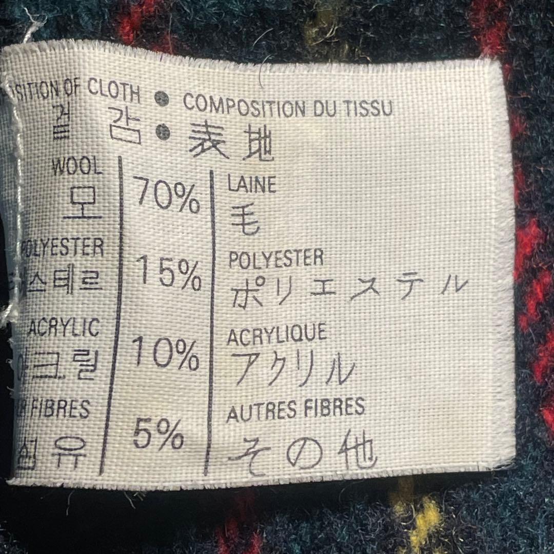 90s Gloverall グローバーオール ダッフルコート 裏地チェック XL