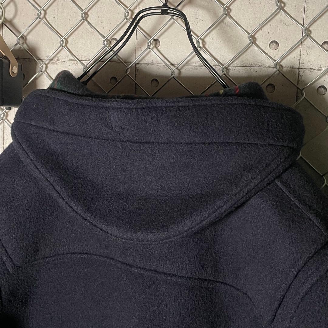 90s Gloverall グローバーオール ダッフルコート 裏地チェック XL