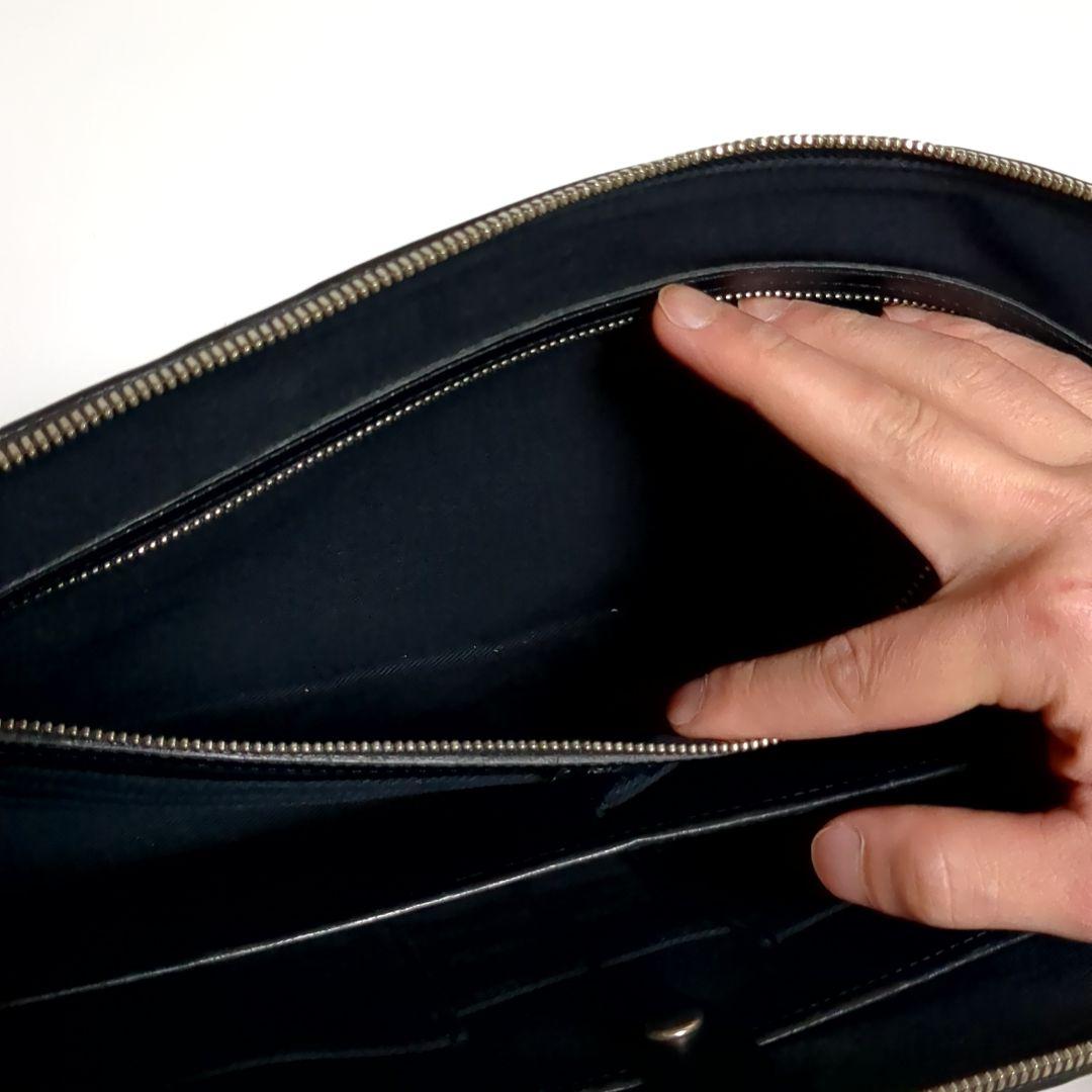 ✨PORTER✨CREDO ビジネスバッグ ブラック ロゴ レザー