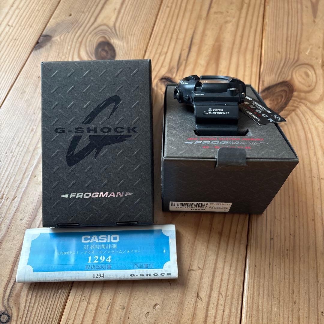 ☆フロッグマンG-SHOCK MAN IN ブラックFROG MAN