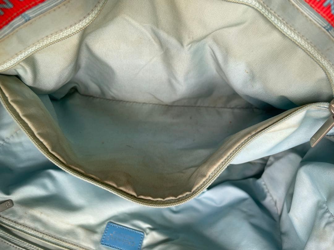 CHANEL シャネル　ニュートラベルライン　トートバッグ　ブルー