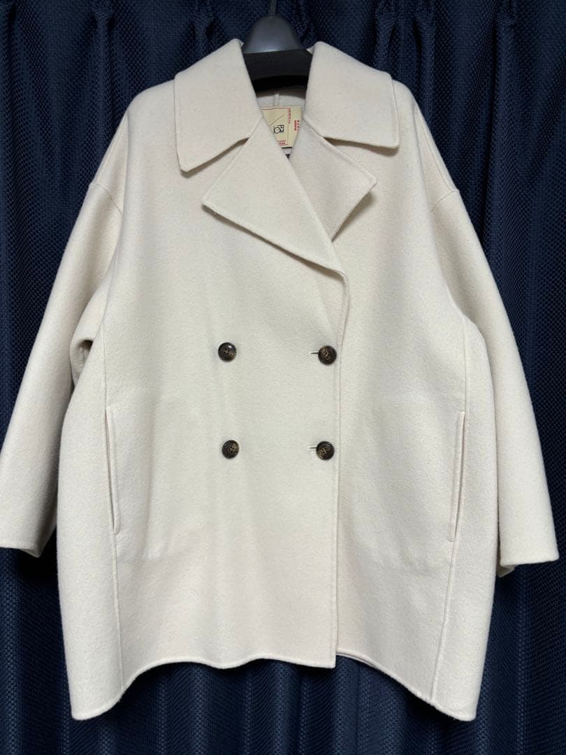 ナノユニバース☆スーパー140ウールリバーミドルコート